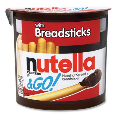 Hazelnut Spread And Breadsticks, 1.8 Oz Single-Serve Tub, 16/Pack