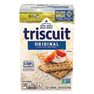 Crackers Original With Sea Salt, 8.5 Oz Box, 4 Boxes/Pack