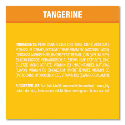 Immune Support, Tangerine, 0.56 Oz Packet, 10/Pack