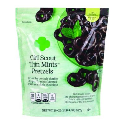Thin Mints Pretzels, Mint Chocolate, 20 Oz Bag