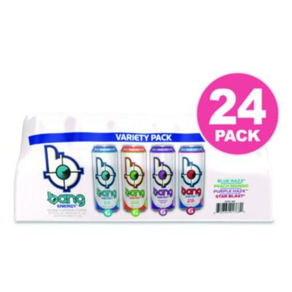 Energy Drink Variety Pack, Assorted Flavors, 16 Oz Can, 24/Carton