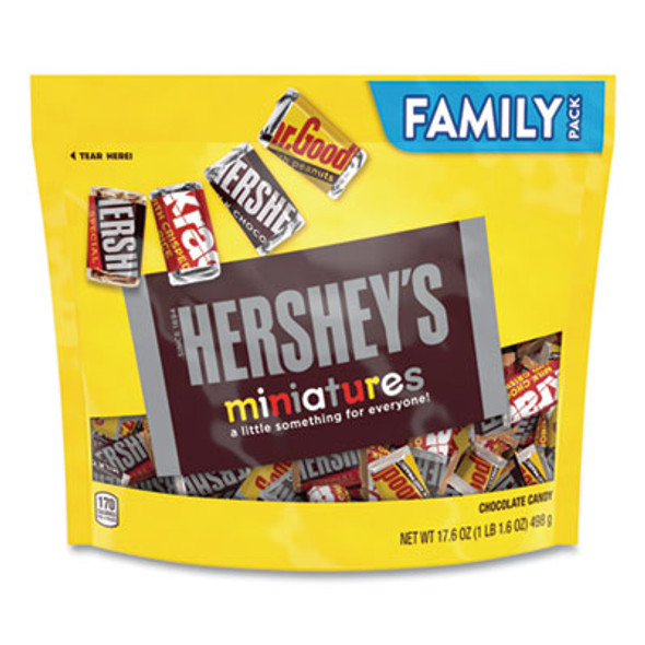 Miniatures Variety Family Pack, Assorted Chocolates, 17.6 Oz Bag