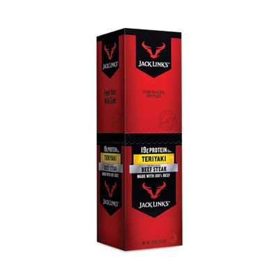 Jumbo Teriyaki Beek Steak, 2 Oz Pack, 12/Box