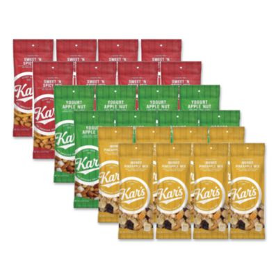 Trail Mix Variety Pack, Assorted Flavors, 24 Packets/Carton