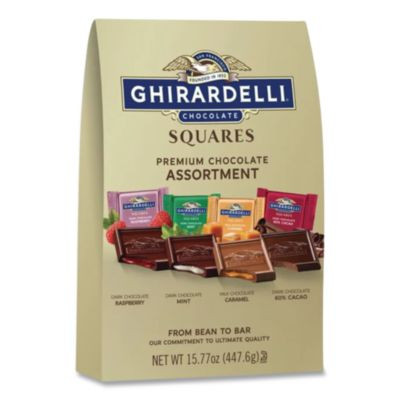 Premuim Assorted Dark And Milk Chocolate Squares, 15.77 Oz Bag