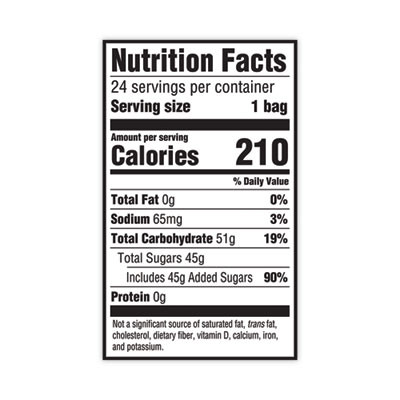 Chewy Candy, Watermelon, 2 Oz Bags, 24/Carton