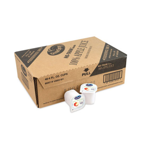 100% Juice, Apple, 4 Oz Cup, 48/Box