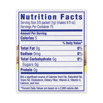 On-The-Go Sugar-Free Drink Mix, Iced Tea, 0.08 Oz Single-Serving Tubes, 30/Box, 2 Boxes/Carton