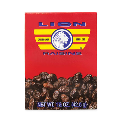 California Seedless Raisins, 1.5 Oz Box, 6/Pack