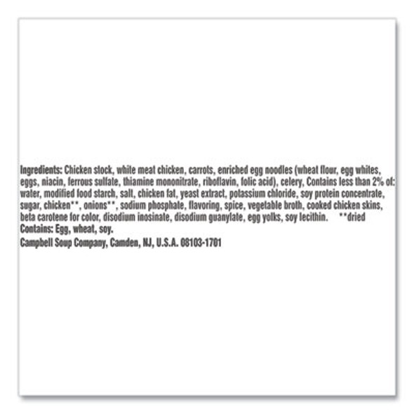 Chunky Classic Chicken Noodle Bowl,15.25 Oz Bowl, 8/Carton