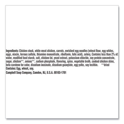 Chunky Classic Chicken Noodle Bowl,15.25 Oz Bowl, 8/Carton