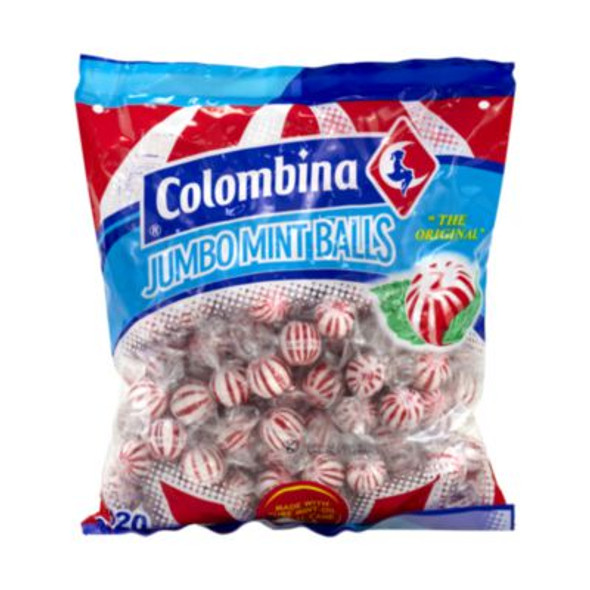 Jumbo Peppermint Balls, 0.32 Oz Individually Wrapped, 120/Bag, 4 Bags/Carton