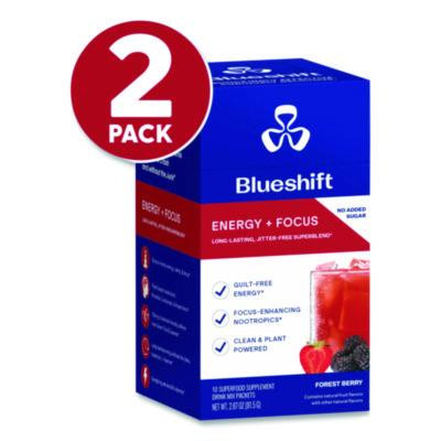 Energy And Focus Forest Berry Drink Mix, 0.24 Oz Packets, 10/Pack, 2 Packs/Carton