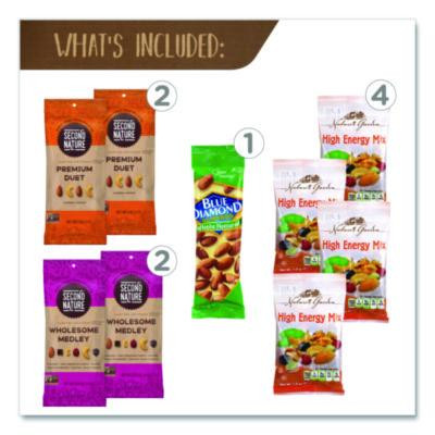 Healthy Mixed Nuts Snack Box, 18 Assorted Snacks/Box