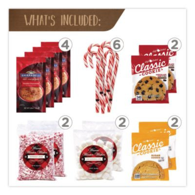Warm Winter Wishes Hot Chocolate Kit, 18 Assorted Items/Box