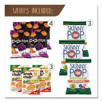 Sweet And Spicy Snack Box, 22 Assorted Snacks/Box