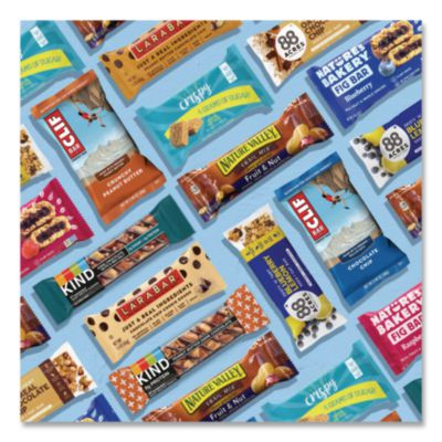 Healthy Snack Bar Box, 21 Assorted Snacks/Box
