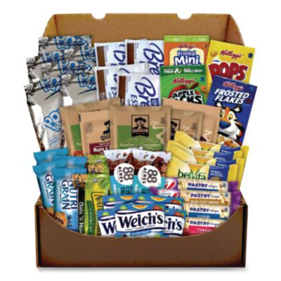 Breakfast Snack Box, 41 Assorted Snacks/Box