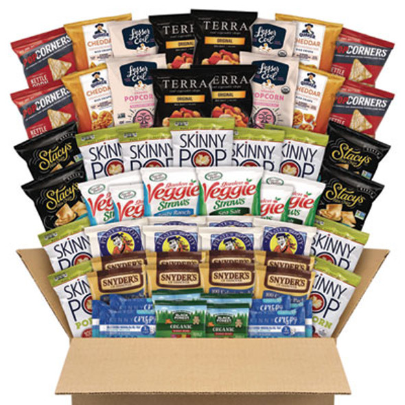 Big Healthy Snack Box, 61 Assorted Snacks/Box