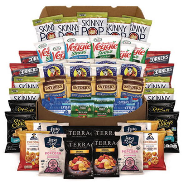 Big Healthy Snack Box, 61 Assorted Snacks/Box