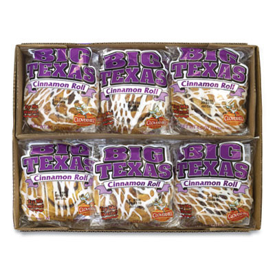 Big Texas Cinnamon Roll, 4 Oz, 12/Carton