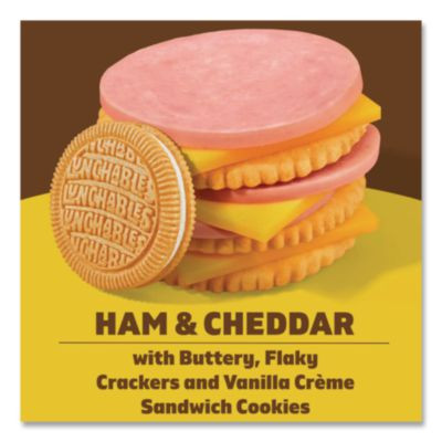 Lunchables Variety Pack, Turkey/American And Ham/Cheddar, 6/Carton