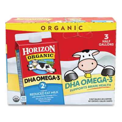 Organic 2% Milk, 64 Oz Carton, 3/Carton