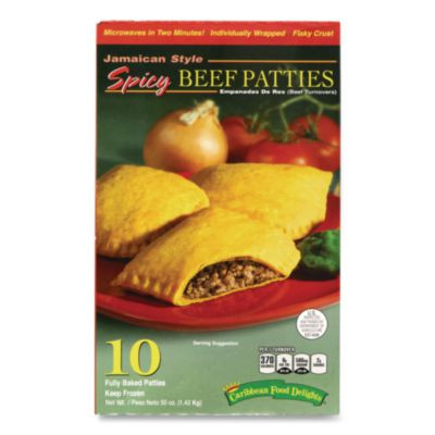 Jamacian Style Spicy Beef Empanadas, 5 Oz, 10/Carton