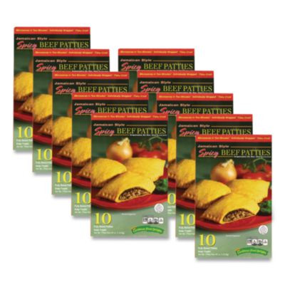 Jamacian Style Spicy Beef Empanadas, 5 Oz, 10/Carton