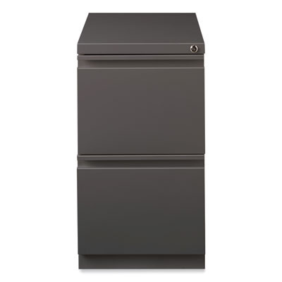 Full-Width Pull 20 Deep Mobile Pedestal File, 2-Drawer: File/File, Letter, Medium Tone, 15 x 19.88 x 27.75