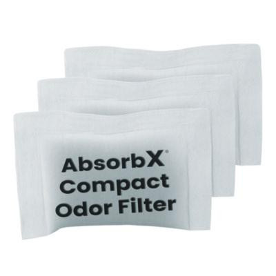 Absorbx Compact Odor Filter, 0.03 Lbs Bag, Unscented, 3/Pack