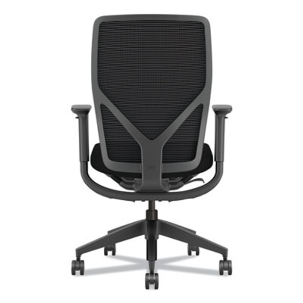 Flexion Mesh Back Task Chair, Supports Up To 300 Lb, 14.81" To 19.7" Seat Height, 24" Back Height, Black