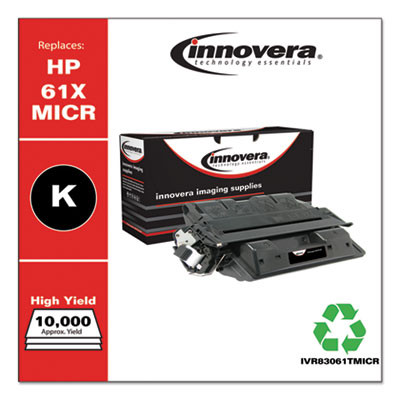 Remanufactured Black High-Yield Micr Toner, Replacement For 61Xm (C8061Xm), 10,000 Page-Yield