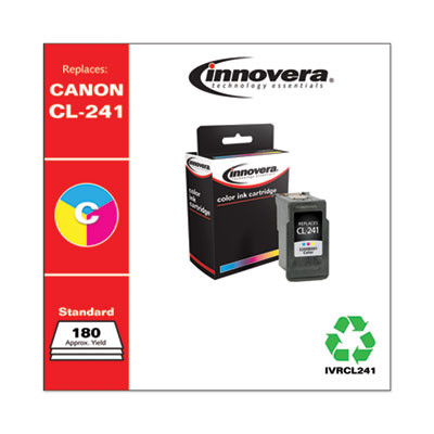 Remanufactured Tri-Color Ink, Replacement For Cl-241 (5209B001), 180 Page-Yield