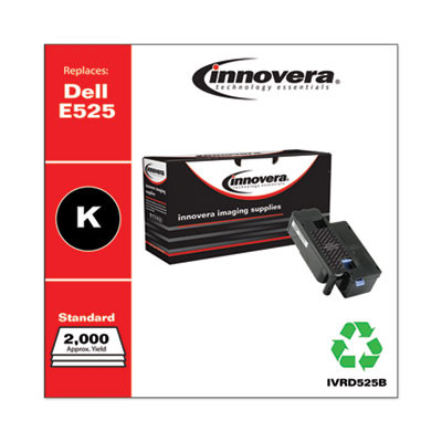 Remanufactured Black Toner, Replacement For 593-Bbjx, 2,000 Page-Yield