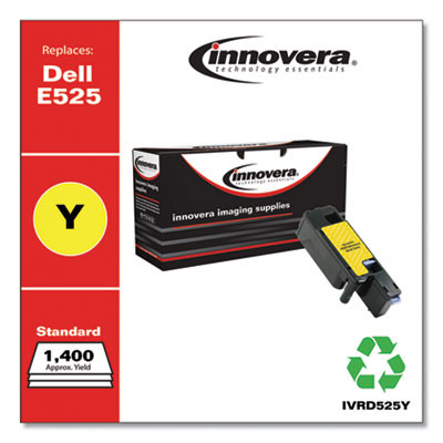 Remanufactured Yellow Toner, Replacement For 593-Bbjw, 1,400 Page-Yield