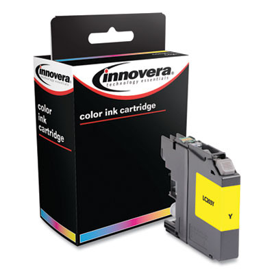 Remanufactured Yellow High-Yield Ink, Replacement For Lc203Y, 550 Page-Yield