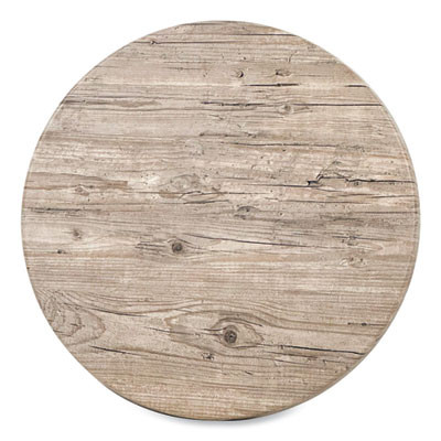 Topalit Tables, Round, 36" Dia x 29"h, Gray Top, Black Aluminum Base/Legs