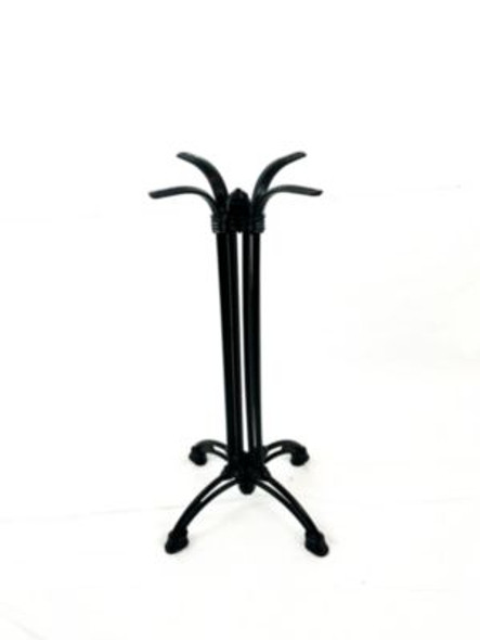 Solid Wood Tables, Cast Aluminum Base, Square, 36w x 36d x 41.5h, Natural