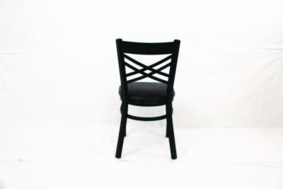 X Series Chair, Supports Up To 300 Lb, 18" Seat Height, Black Seat, Black Back, Black Base