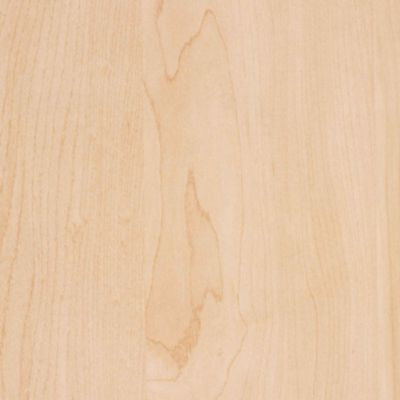 Midtown Dining Table With Four White Kool Series Chairs, 36 x 72 x 30, Kensington Maple