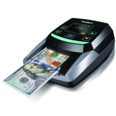 Kcd-2000 Counterfeit Detector For Usd, 10 Detection Methods, 5" x 6" x 5", Black/Gray