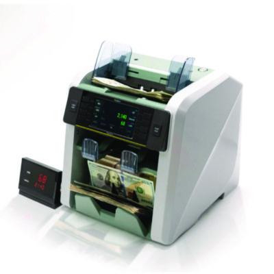 Signature Mixed Denomination Counter, 1,200 Bills/Min, 10.5" x 11.7" x 10.5", Light Gray