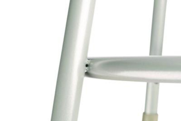 6200 Series Heavy Duty Steel Stool, Backless, Supports Up To 500 Lb, 18" Seat Height, Brown Seat, Gray Base