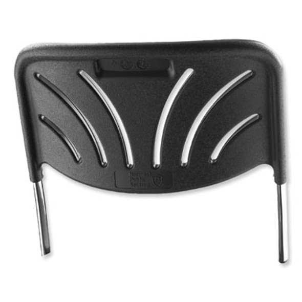 Backrest For Nps 6600 Series Elephant Z-Stools, 16.25 x 4.5 x 19, Plastic/Steel, Black