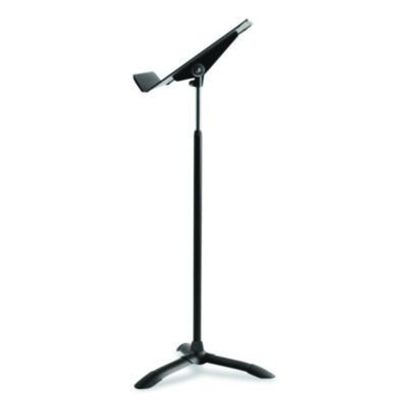 Melody Music Stand, 20.5" Wide, 24" To 46" Shelf Height, Black