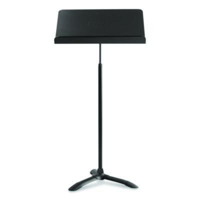 Melody Music Stand, 20.5" Wide, 24" To 46" Shelf Height, Black