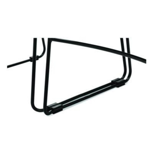 850 Series Multi-Purpose Ultra Compact Stack Chair, Supports Up To 300 Lbs, 17" Seat Height, Black Seat/Back/Base, 4/Carton