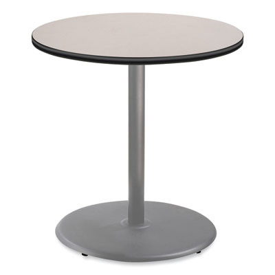 Cafe Table, 36" Diameter x 36h, Round Top/Base, Gray Nebula Top, Gray Base