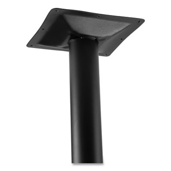 Cafe Table, 36" Diameter x 42h, Round Top/Base, Gray Nebula Top, Black Base